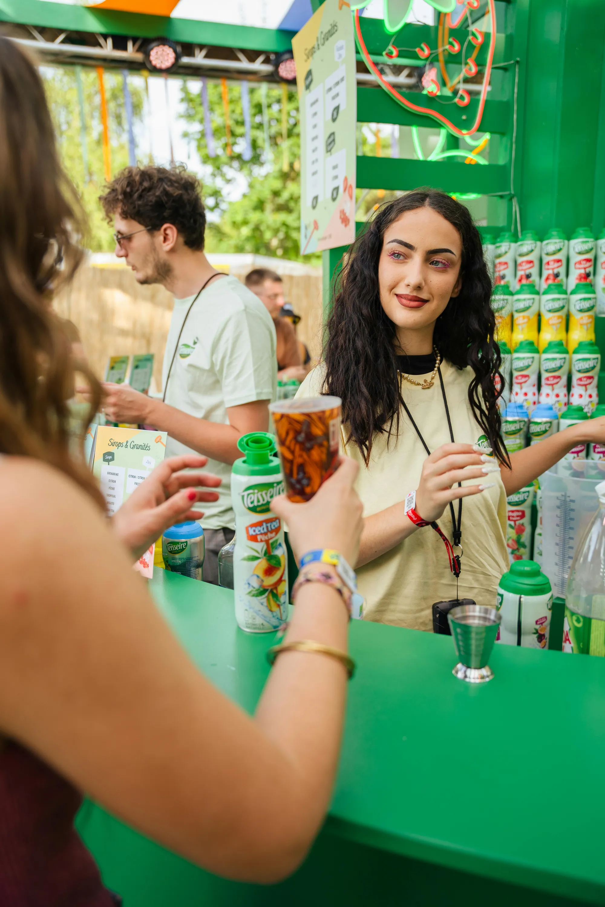 Barman tournée de festivals